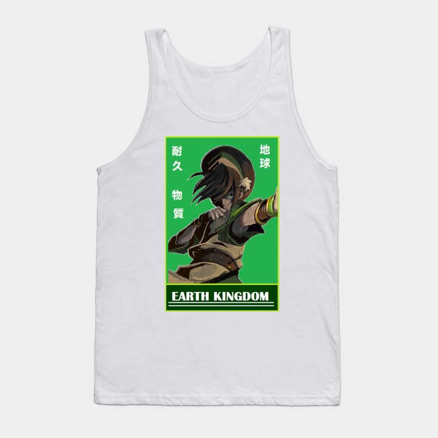 Earth Kingdom Toph Tank Top by Clifficus